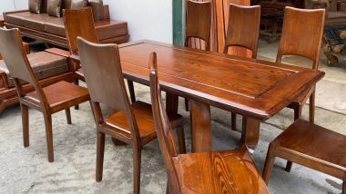 Hệ chân bàn cong xoắn bản lớn