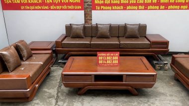 bộ sofa 5 món phong cách hiện đại