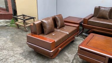 mẫu ghế đôi gỗ sồi