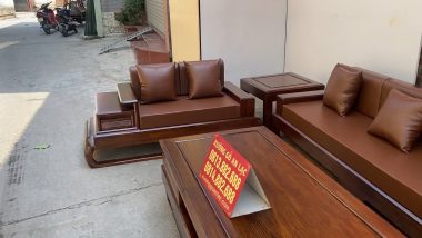 mẫu ghế đôi gỗ sồi Nga