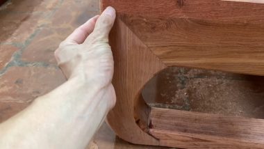 hệ chân ghế ghép mộng chéo
