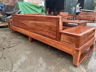 mặt lưng ghế gỗ hương đá