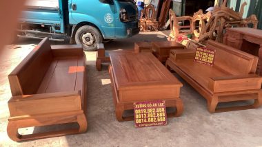 sofa zito mẫu đối gỗ gõ đỏ