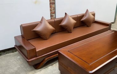 ghế băng dài gỗ hương đá
