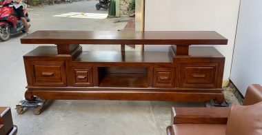 kệ tivi gỗ hương đá