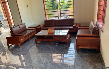 bộ sofa đùi gà gỗ hương đá
