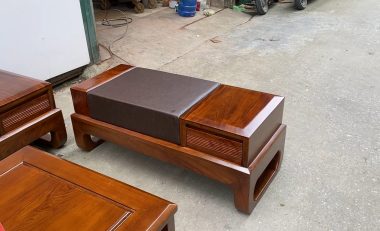 đôn ngồi phụ gỗ hương đá