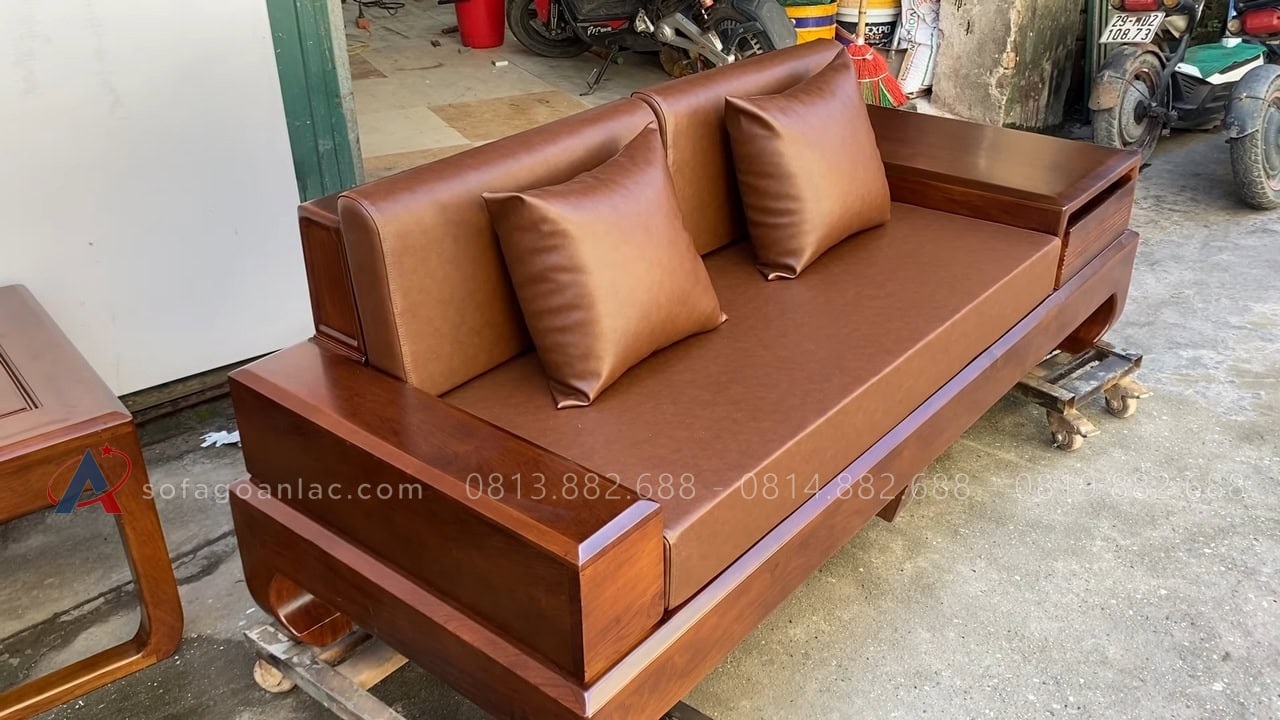 mẫu ghế đôi tay hộp bề thế