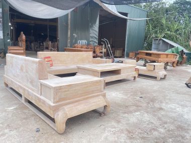 bộ sofa 4 món kích thước lớn