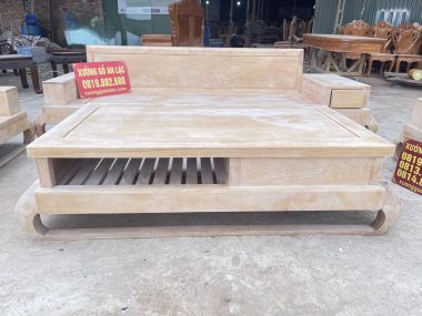 bàn trà chữ nhật gỗ gõ đỏ cao cấp