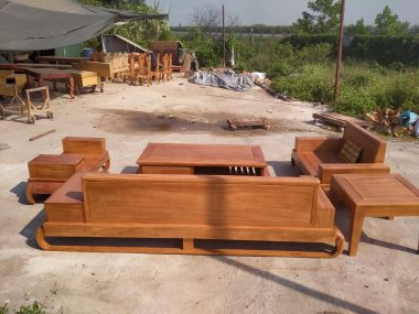 sofa gỗ gõ đỏ cao cấp