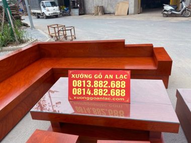 sofa góc L thiết kế hiện đại