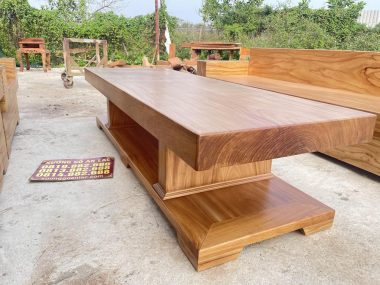bàn trà chữ nhật rộng rãi