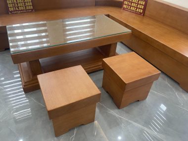 hai chiếc đôn ngồi nguyên khối