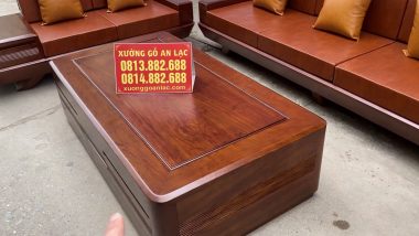 bàn trà chữ nhật đóng hộp