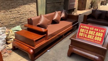sofa chân đùi gà tay hộp ngăn kéo