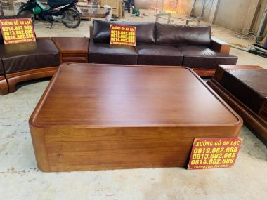 bàn trà chữ nhật dạng khối hộp