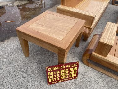 đôn góc gỗ óc chó