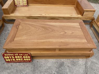 mặt bàn khung tranh ván liền giữ trơn