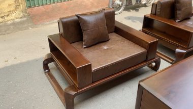 ghế đơn gỗ óc chó