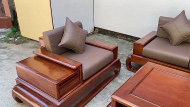 ghế đơn rộng rãi gỗ hương