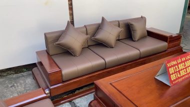 đoản dài kết hợp đệm ngồi chất liệu da