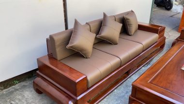 đoản dài gỗ hương kèm đệm
