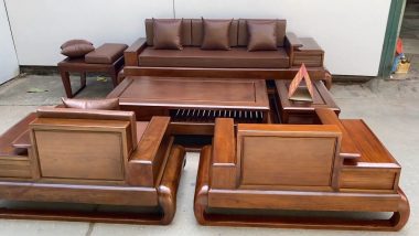 bộ sofa 6 món gỗ hương đá