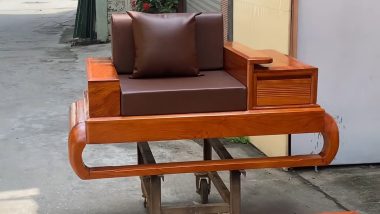 ghế đơn gỗ hương đá