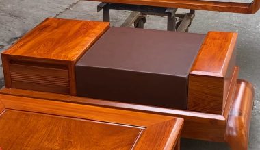 đôn ngồi phụ gỗ hương đá