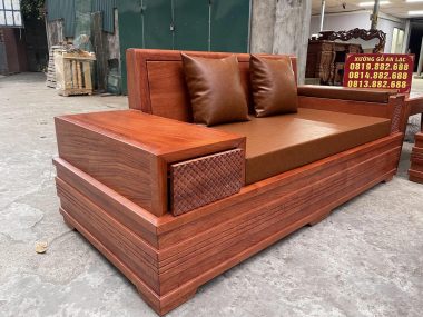 Ghế đôi gỗ hương đá