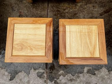 mặt đôn vuông đóng khung tranh ván liền