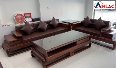 Bộ Sofa Chân Đùi Gà 4 Món Gỗ Hương (anh Hùng - Lạng Sơn)