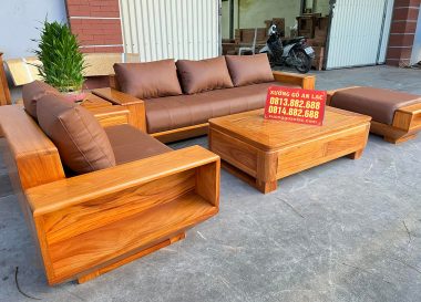 sofa zito gỗ hương đá cao cấp