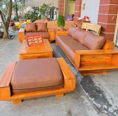 sofa gỗ sang trọng