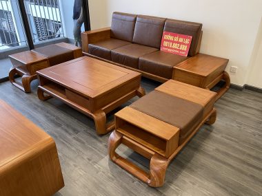 sofa gỗ siêu vip