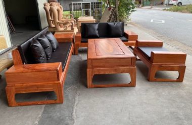 ghế sofa hiện đại gỗ hương