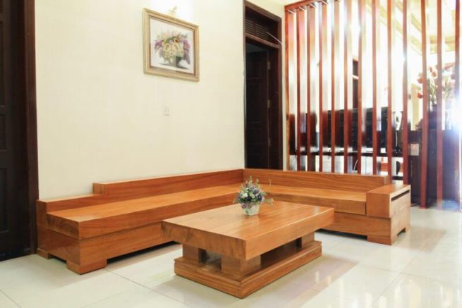 sofa góc nguyên khối cao cấp